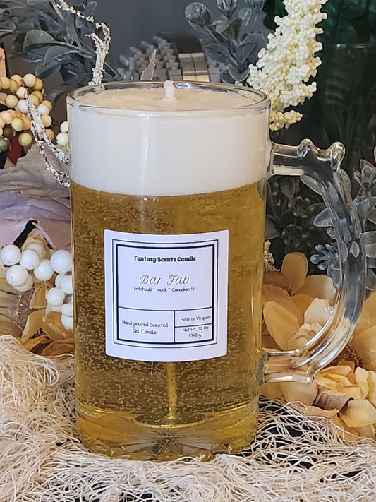 Bar Tab Gel Candle