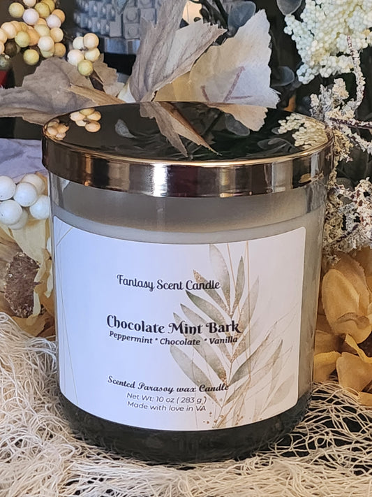 Chocolate Mint Bark Candle